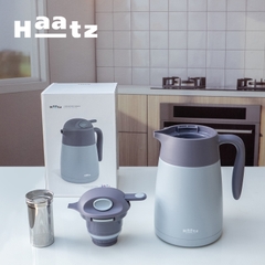 Bình ủ nhiệt pha trà Ongi Haatz inox cao cấp 316 có phin lọc dung tích 1500ml