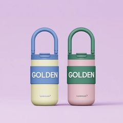 Bình Giữ Nhiệt LocknLock Fold Grip Tumbler Tay Cầm Gập LHC4435/LHC4436