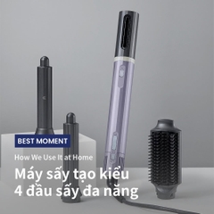 Máy tạo kiểu tóc LocknLock Multi Hair Styling Dryer ENA526GRY