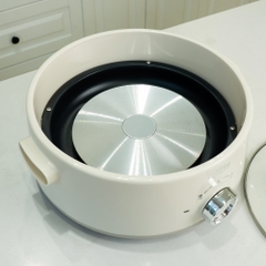 Nồi lẩu điện Haatz lòng phủ ceramic an toàn có thể tháo rời 5 lít