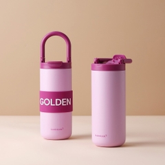 Bình Giữ Nhiệt LocknLock Fold Grip Tumbler Tay Cầm Gập LHC4435/LHC4436