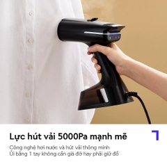 Bàn ủi hơi nước LocknLock hút vải thông minh ENI216BLK