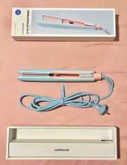 Máy duỗi tóc ion âm LocknLock Hair straightener Màu xanh dương ENA222BLU 5 mức nhiệt