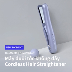 Máy duỗi tóc không dây LocknLock Cordless hair straightener ENA224PUP tấm phủ nhiệt ceramic, thiết kế nhỏ gọn