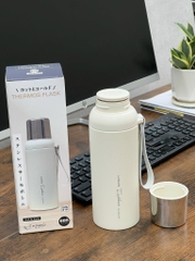 Bình Giữ Nhiệt Inox 316 KAIYO 600ml có qoai treo, nắp dùng như cốc uống rất tiện, giữ nhiệt hiệu quả