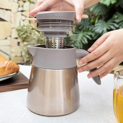 Bình giữ nhiệt inox 304 Kaiyo có lõi lọc trà 500ml