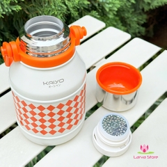 Phích Giữ Nhiệt 2 Lớp Inox 304 Kaiyo 800ml