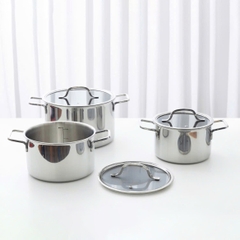 Bộ nồi Haatz inox 304 đúc liền khối INCHEON