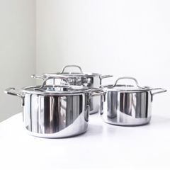 Bộ nồi Haatz inox 304 đúc liền khối INCHEON
