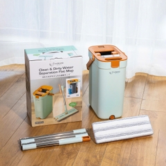 Cây lau nhà chữ nhật tách nước bẩn thông minh Kaiyo