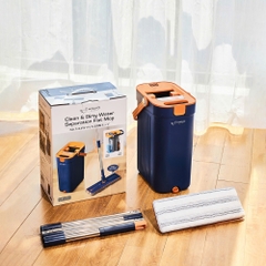 Set 2 bông lau thay thế của bộ lau nhà chữ nhật tách nước bẩn Kaiyo