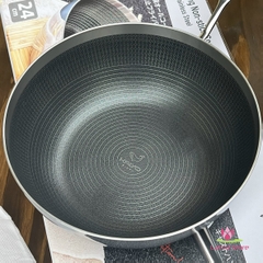 Chao inox Kaiyo chong dinh hoa van noi