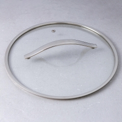 Chảo 2 tay - Nồi lẩu inox 18/10 chống dính hoa văn nổi KAIYO Quantinium Silver Crown 24cm - 28cm