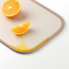 Thớt hai mặt LocknLock inox 304, nhựa PP kháng khuẩn CKD096IVY kích thước 40 x 28 x 1.2cm