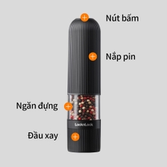 Máy xay muối & tiêu 1 chạm LocknLock One Touch Salt & Pepper Grinder CKO118