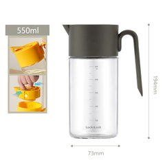 Bình đựng dầu thủy tinh LocknLock CKO208 550ml nắp mở tự động