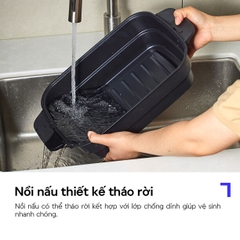 Nồi lẩu điện đa năng LocknLock Multicooker EJP261WHT dung tích 6 lít