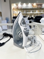 Bàn là | bàn ủi hơi nước LocknLock Steam Iron 2200W mặt bàn ủi phủ ceramic ENI354GRY- Màu xám