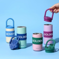 Bình Giữ Nhiệt LocknLock Fold Grip Tumbler Tay Cầm Gập LHC4435/LHC4436
