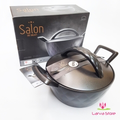 Nồi Lock&Lock Salon Chống Dính Ceramic Đáy Từ Size 18-20-24cm