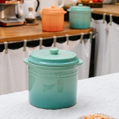 Hũ gốm sứ muối dưa cà Rainbow Kaiyo dung tích 2 lít