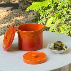 Hũ gốm sứ muối dưa cà Rainbow Kaiyo dung tích 2 lít