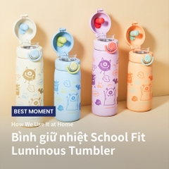 Bình giữ nhiệt LocknLock School Fit Luminous 380ml inox 316- LHC3387 / 510ml - LHC3388