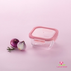 Hộp Thủy Tinh Rose Glass Lock&Lock Chịu Nhiệt Màu Anh Đào