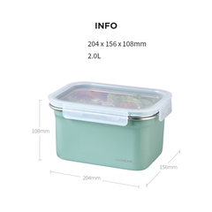 Hộp đựng thực phẩm bằng thép không gỉ inox 304 LocknLock LST512- LST513 - LST514- LST516