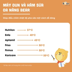Máy đun nước và hâm sữa Bear TNQ-D12D1 đa chức năng