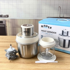 Máy xay đa năng CIM382 Haatz 500W (1 cối inox, 1 cối thủy tinh, kèm lõi đánh ruốc bóc tỏi)