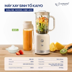 Máy xay sinh tố KAIYO model KBE-423 màu be