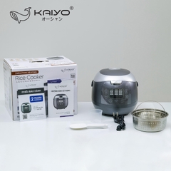 Nồi cơm cao tần lòng nồi inox 304 Kaiyo dung tích 1,5L kèm chức năng nấu tách đường KRC-063