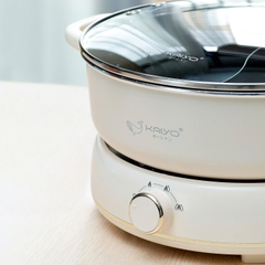 Nồi lẩu điện KAIYO 2 ngăn  dung tích 6 lít model KHP-064