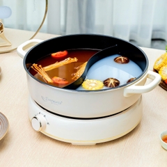 Nồi lẩu điện KAIYO 2 ngăn  dung tích 6 lít model KHP-064