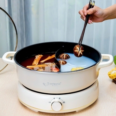Nồi lẩu điện KAIYO 2 ngăn  dung tích 6 lít model KHP-064