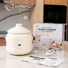 NỒI NẤU CHẬM LÕI SỨ KAIYO DUNG TÍCH 3L MODEL KSC-066