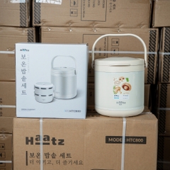 Nồi ủ chân không Haatz HTC800 tiết kiệm nhiên liệu, đun nấu an toàn và dinh dưỡng 4.5 lít tặng cặp lồng - Free ship