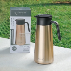 Bình giữ nhiệt kèm lọc trà Kaiyo dung tích 1.8L thành bình 2 lớp inox 304