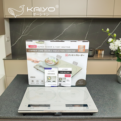 Bếp từ đôi lõi đồng 100% KAIYO công suất 3300w bảo hành chính hãng 2 năm KIH-407