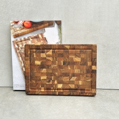 Thớt Chặt Gỗ Teak Đầu Cây Kaiyo Bền Chắc