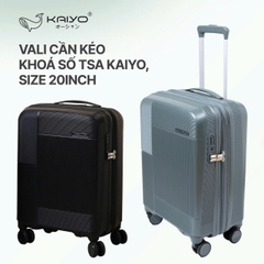 Vali cần kéo khóa số TSA Kaiyo 20 inch