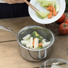 Xửng hấp có quai Kaiyo inox 304 miệng 20cm