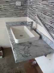 Đá chậu Lavabo trắng Hy Lạp