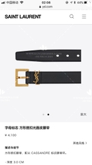 YSL SAINT LAURENT BELTS - LIKE AUTH 99%