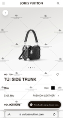 LV SIDE TRUNK M21709 - LIKE AUTH 99%
