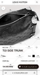 LV SIDE TRUNK M21709 - LIKE AUTH 99%