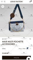 LV MAXI MULTI POCHETTE ACCESSOIRES M21057 - LIKE AUTH 99%