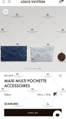 LV MAXI MULTI POCHETTE ACCESSOIRES M21057 - LIKE AUTH 99%