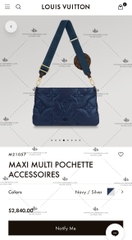 LV MAXI MULTI POCHETTE ACCESSOIRES M21057 - LIKE AUTH 99%